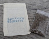 Set of 50 Wildflower Seed Wedding Party Bridal Shower Favors Eco Friendly