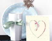 Unisex Heart card set of 10 for anyone you love - girlfriend / boyfriend / wife / husdband / mom / dad / any or all occasion card set