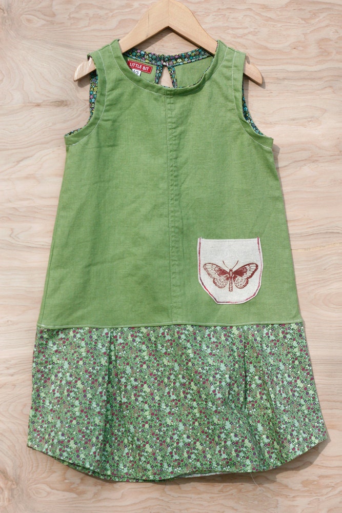 Vintage Upcycled Tank Dress - Size 4/5