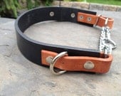 Custom Adjustable Leather Martingale Dog Collar