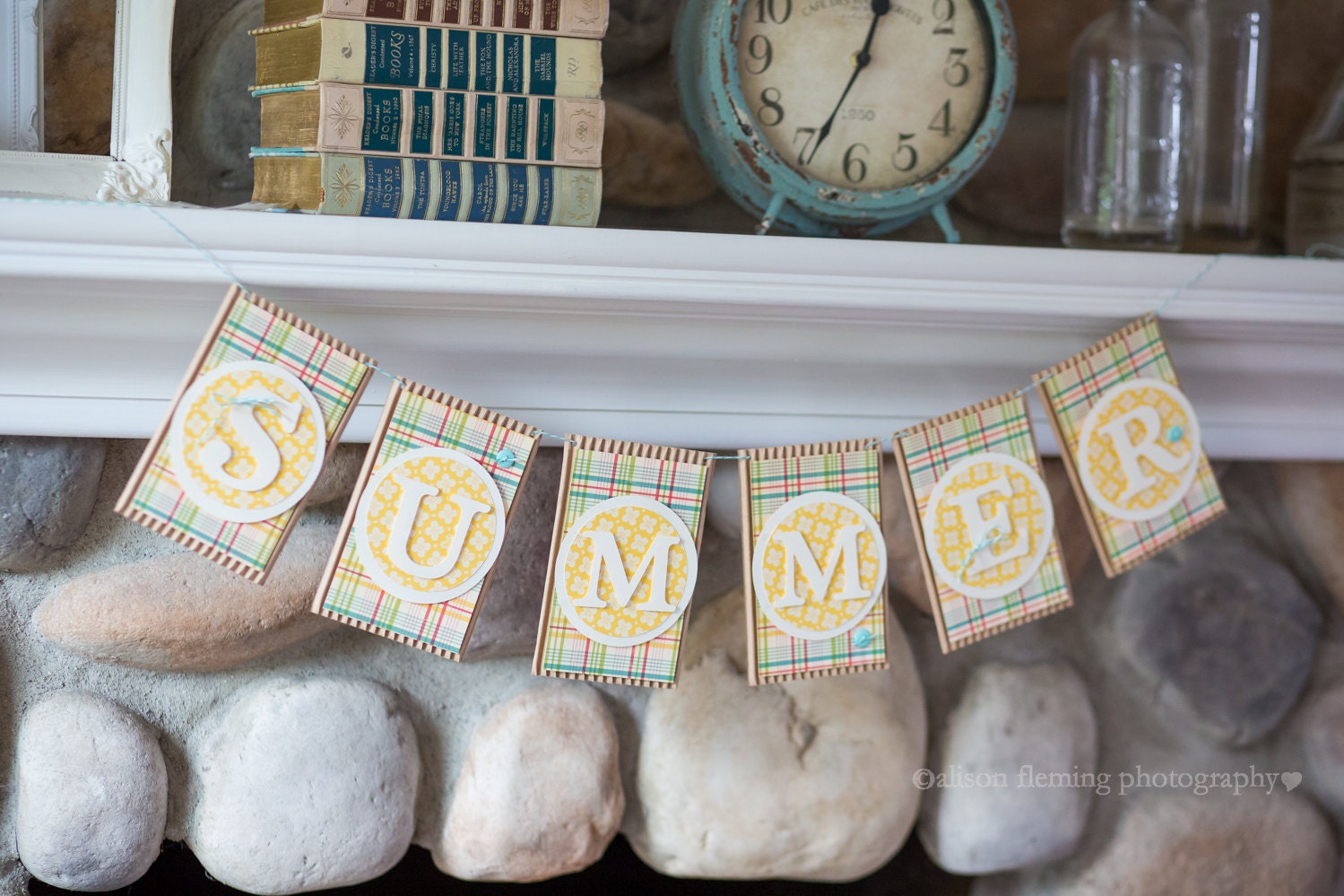 Paper Banner "Summer" - Banner, Bunting, Garland, Photo Prop, Party Decoration