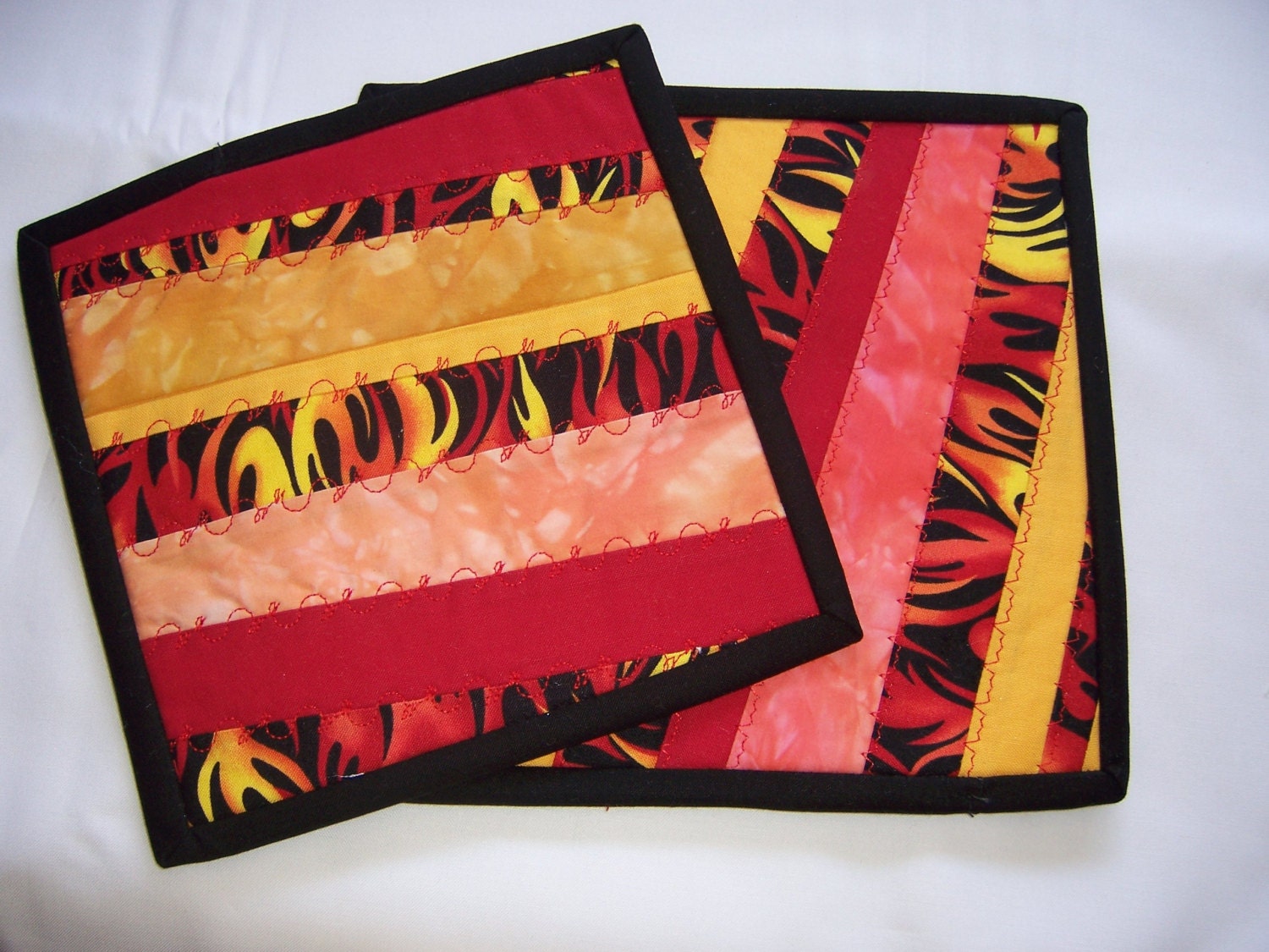 Mug Rugs - Quilted Coffee Mug Rugs - Quilted Mug Rugs - Large Mug Rugs - Small Mug Rugs - Snack Mug Rugs - Mats