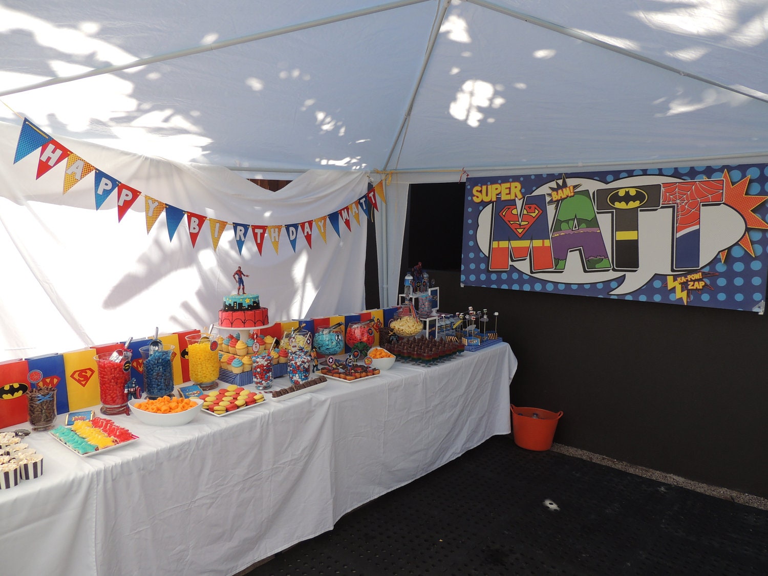 Personalized Superhero Birthday Party Pack