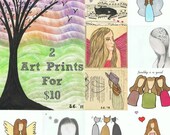 Set of 2 Mix and Match Art Prints