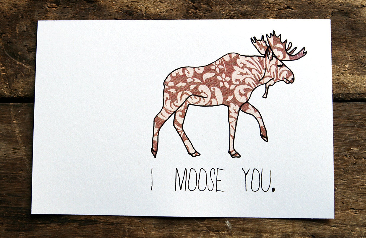 I Moose You (postcard)