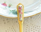 Cake pastry server vintage Swedish serving tool pie server shabby