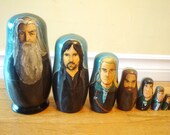 Set of Eight Lord of the Rings Nesting Dolls