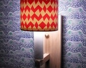 The Simple Sconce with Raspberry Shield Shade