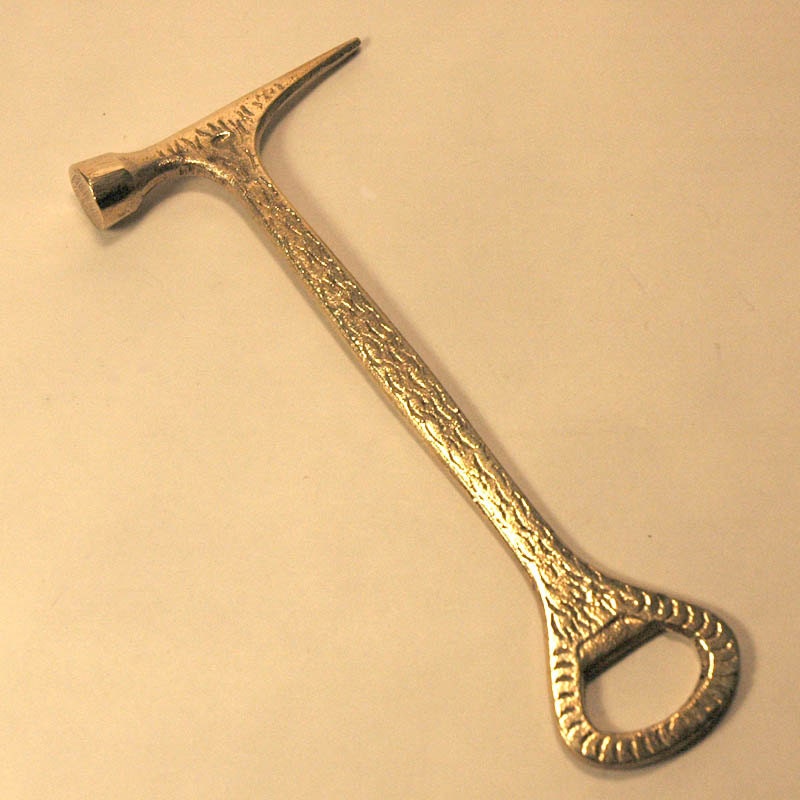 Brass Barware Bottle Opener Ice Pick Hammer by BranchBellDesigns