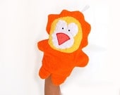 Lion 100% Cotton Wash Cloth orange