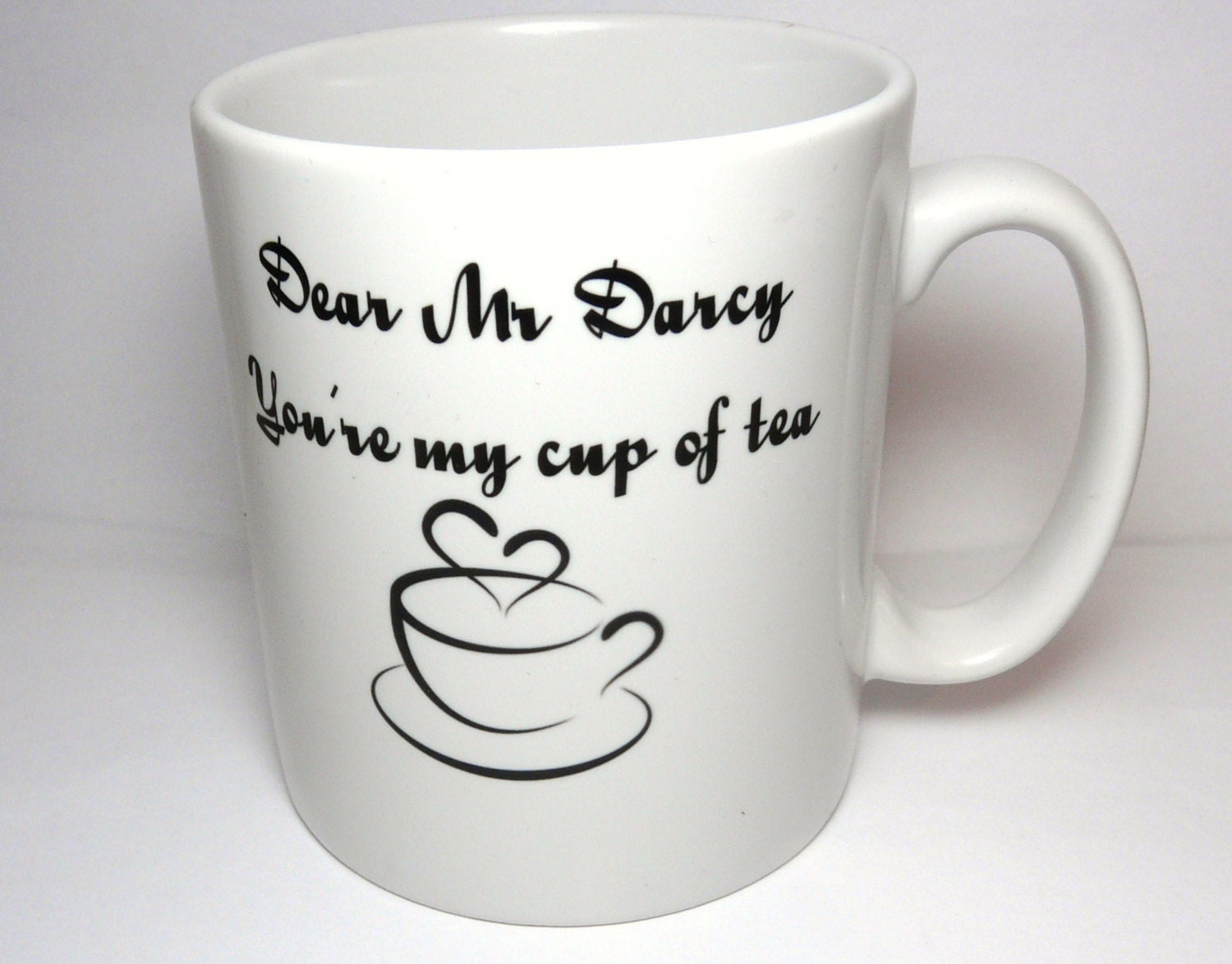 Mr Darcy Mug, Dear Mr Darcy, You're My Cup Of Tea, Pride and Prejudice Book Mug, Jane Austen, UK