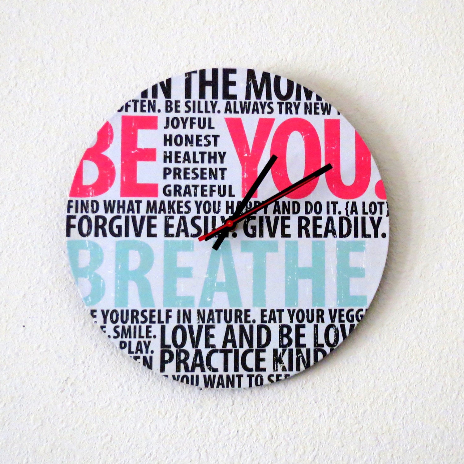 Modern Wall Clock, Home and Living,  Home Decor, Modern Clock, Decor and Housewares, Unique Wall Clock