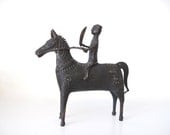 Bronze Tribal Warrior Sculpture