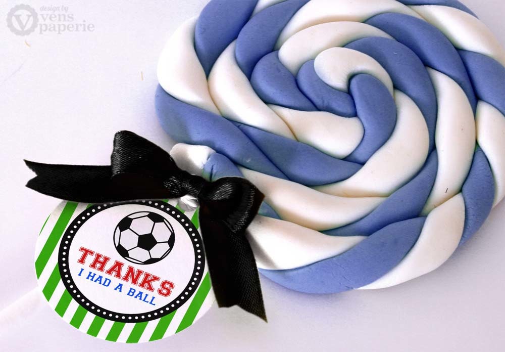 Sport Birthday Party - DIY PRINTABLE Favor Tag Thank You Label - Instant Download - PS821CA1h