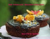 Vegan Gluten free Butterfly Orange Chocolate Strawberry donuts  love,healthy,natural,gluten free, wedding,birthday.