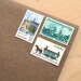 Vintage unused - New York, New York - postage stamps to post 5 letters - or use in scrapbooking and crafts