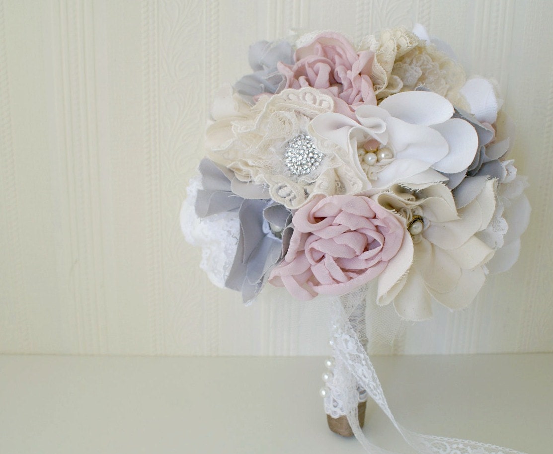 Vintage fabric bridal bouquet, Weddings, Brooch bouquet, Wedding bouquet, Lace bouquet