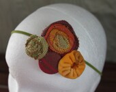 Women's Wrap Scrap Headband, Made from Upcycled Sustain.bow Bronze Weft