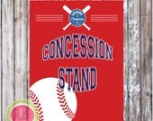 BASEBALL SIGN - Baseball Party Printables - Instant Download - Designs by WC Designs Il_170x135