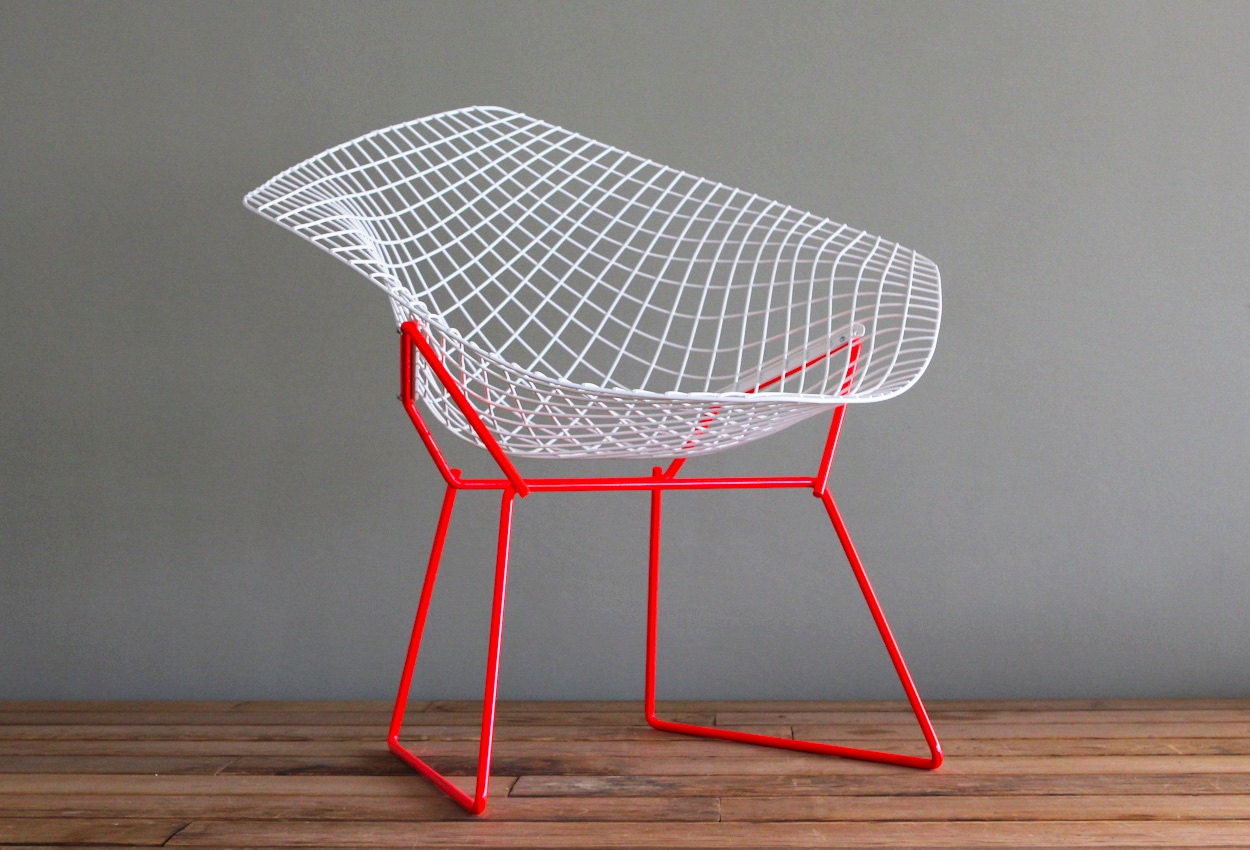 Two Tone Bertoia Diamond for Knoll 100% Restored