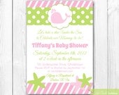 Under the Sea Party. Pink Under the Sea Baby Shower or Brithday Party Invitation. DIY Printable Invite. Il_170x135