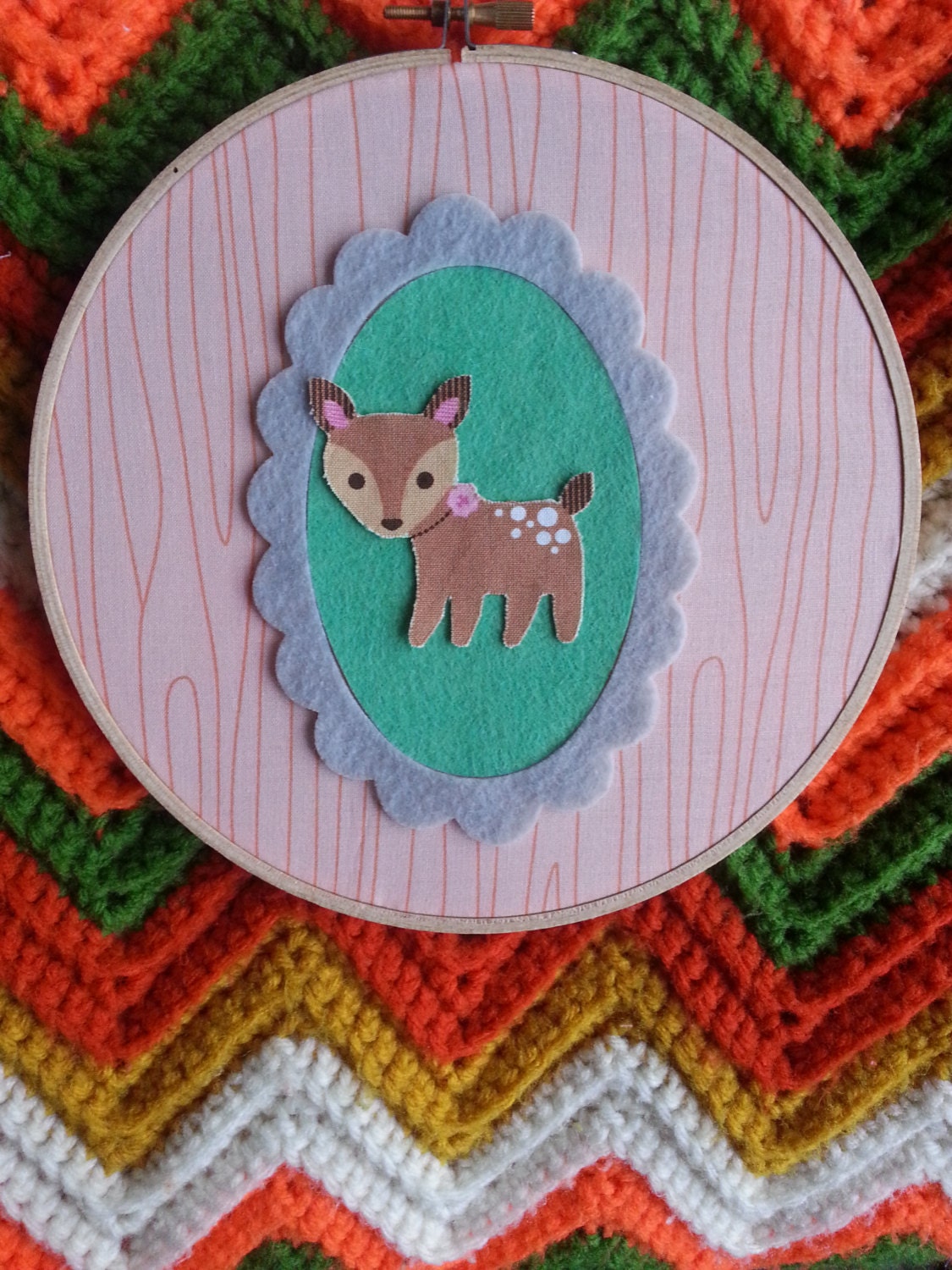 Dolly the Deer 7" hoop