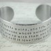We are a Litte Weird Dr. Seuss Hand Stamped Cuff Bracelet