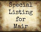 Special Listing for Mair