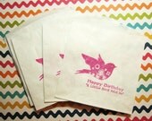 Happy Birthday a Little Bird told me Favor Bags