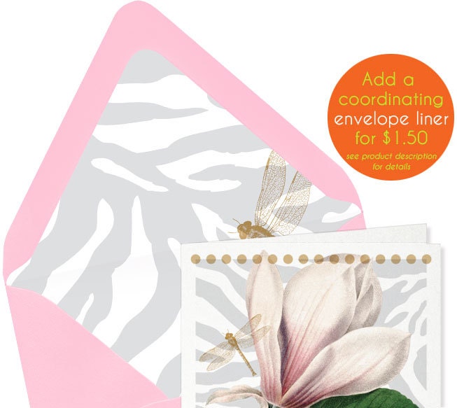 Envelope Liner - Coordinates with FORTY. Ha. and FIFTY. Ha Birthday Cards
