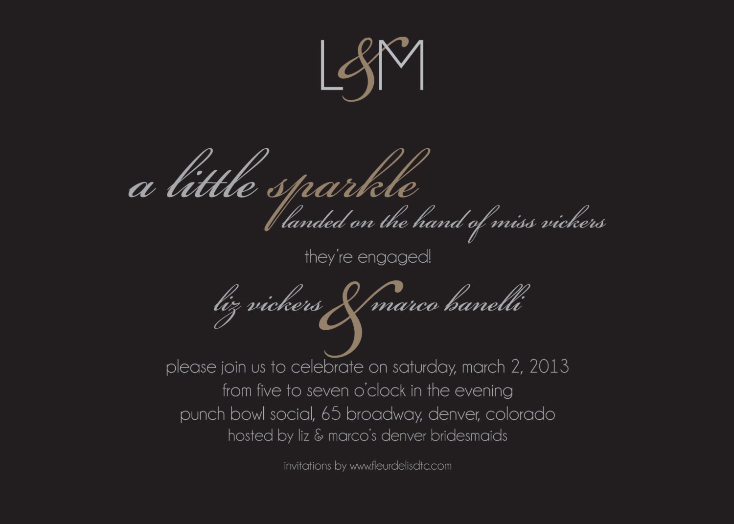 Engagement Party Invitation