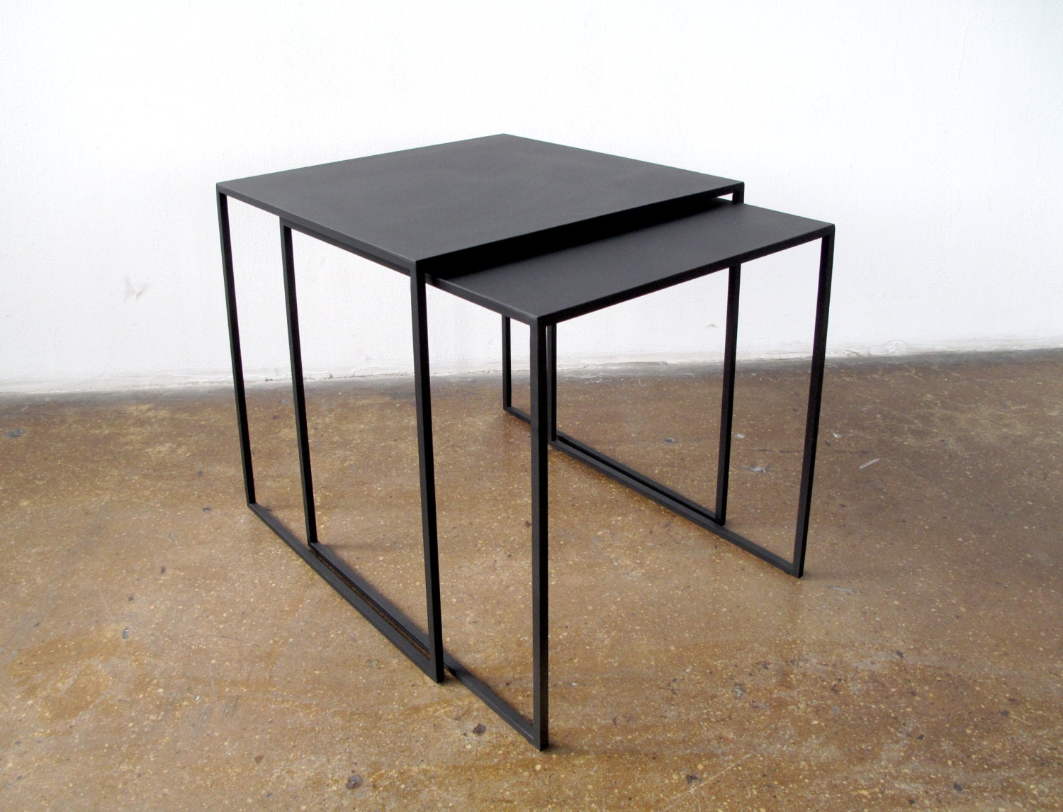 Matte Black Nesting Tables