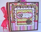 SALE Pre made Mini Album Scrapbook Family or Friend Enjoy LifeTheme