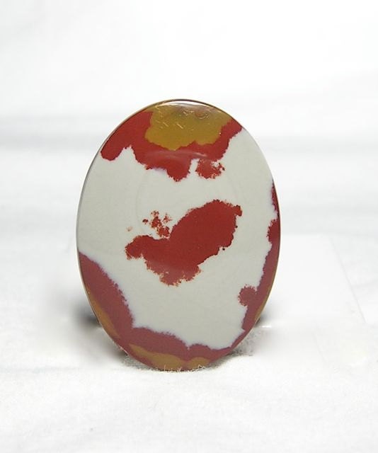 Picture Jasper Stone Cabochon Owyhee Succor Creek 37.5 carats 40x30 mm