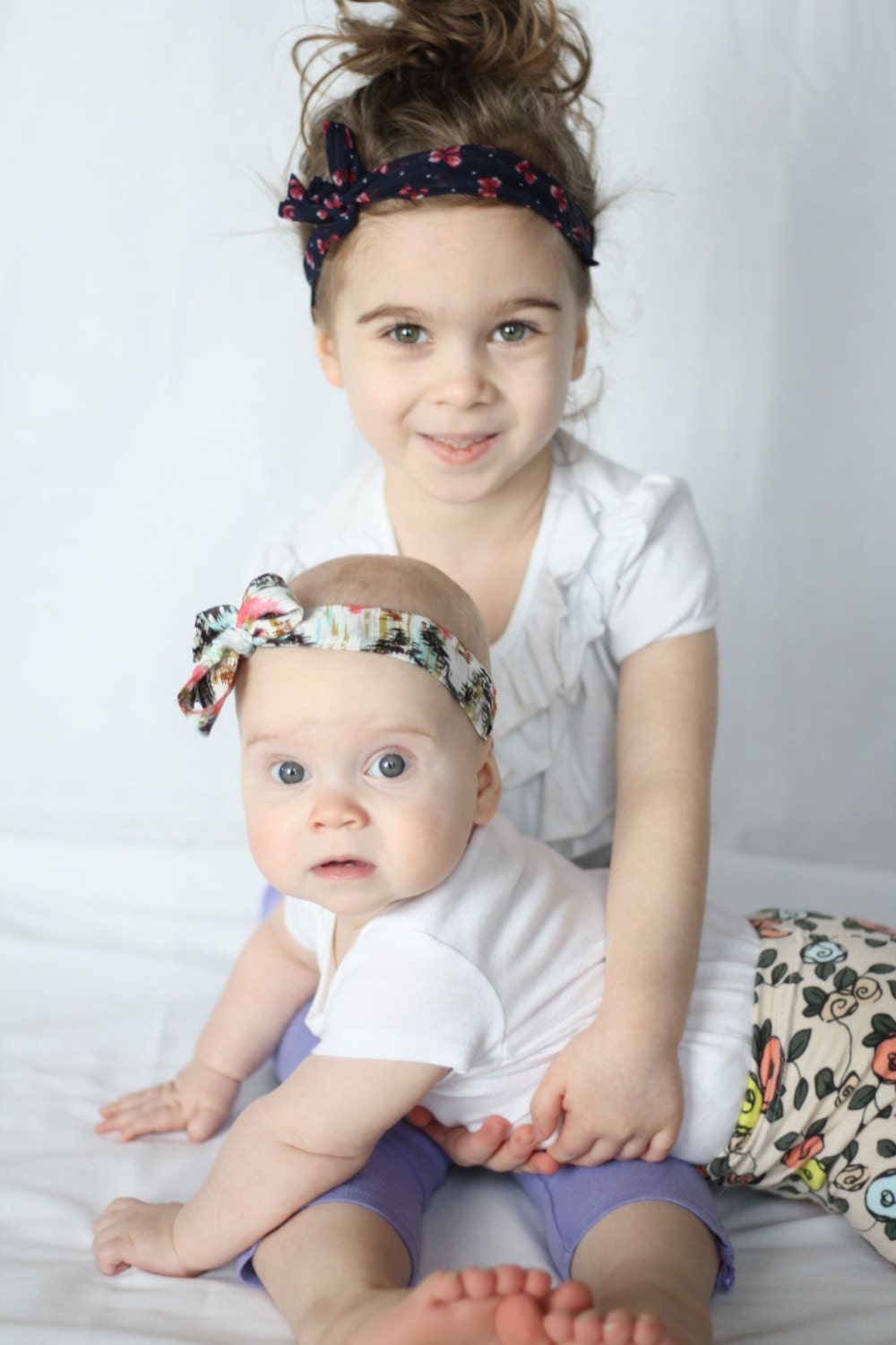 Graffiti Pink & Teal Baby or Girl Headband, Headwrap- paisleyorpolkadots