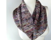Blue Gray MISSONI Infinity Cowl Scarf Eco Friendly Knit Pastels Spring Accessories