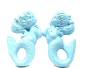 hanging mermaid plaques, mermaids, aqua, shabby chic, nautical, home decor, wall art