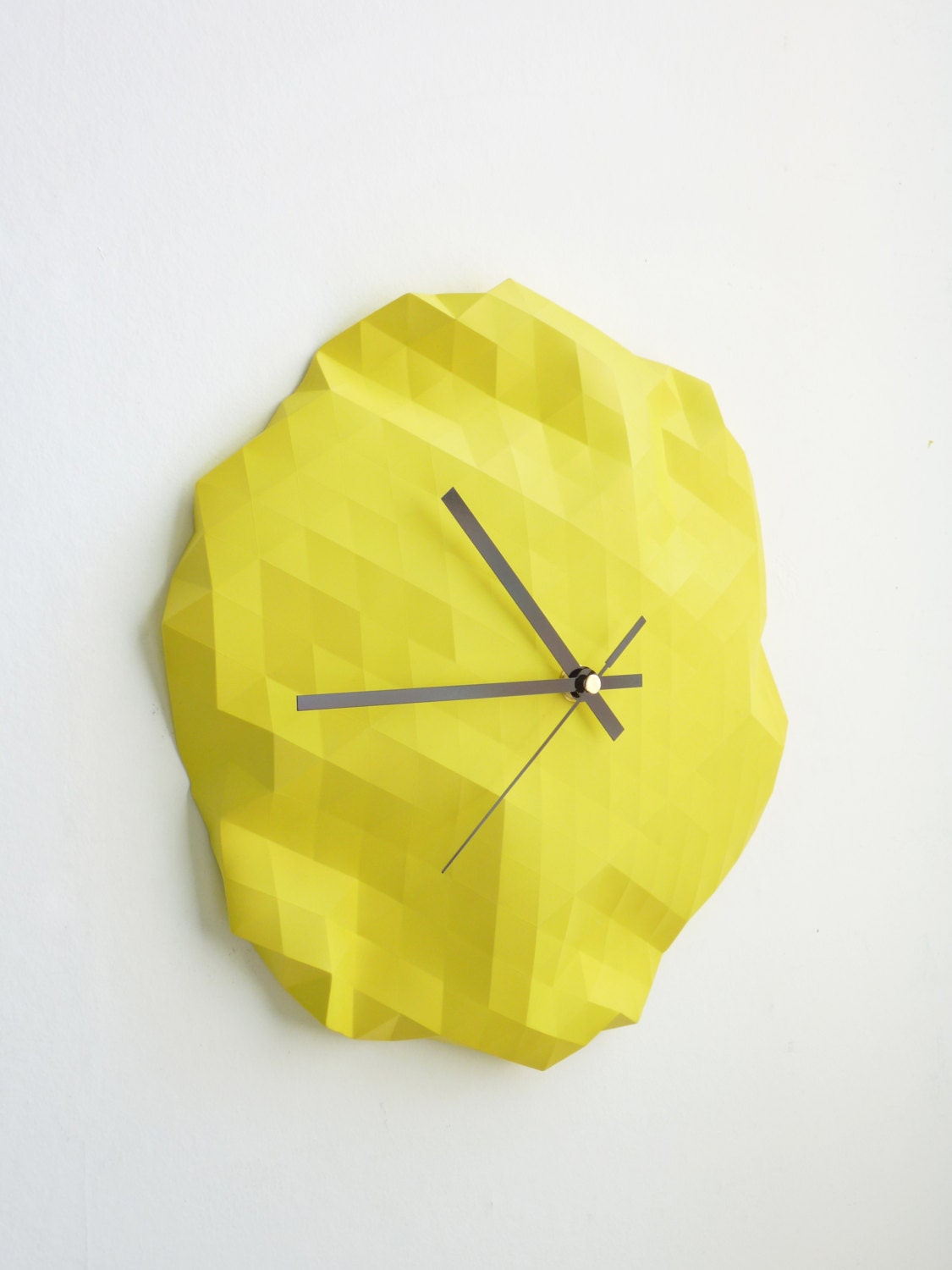 Faceted Wall Clock