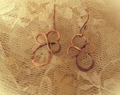 Copper Cross Earrings