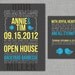 Custom, Chic Lovebird, Yellow and Gray Wedding Invitation and Reply Card- Modern and Printable-The Grace