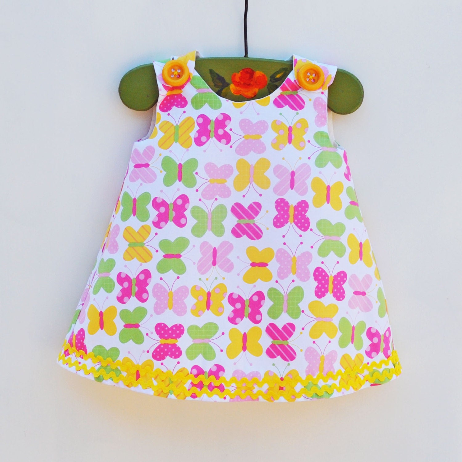 Spring - Butterfly Dance - Baby Toddler Girls Dress - Butterfly Party - 1st Birthday Dress - Butterfly - Boutique Dress - Wedding - 3M to 4T