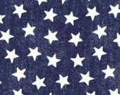Navy Star Struck Indigo Red Fabric by Michael Miller CX5923NVY