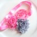 ON SALE Baby Headbands, Toddler Headbands, Shabby Chic Flowers, Baby Headband, Baby Girl Hair Accessories, Children Headbands