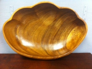 Vintage Monkey Pod Wood Bowl