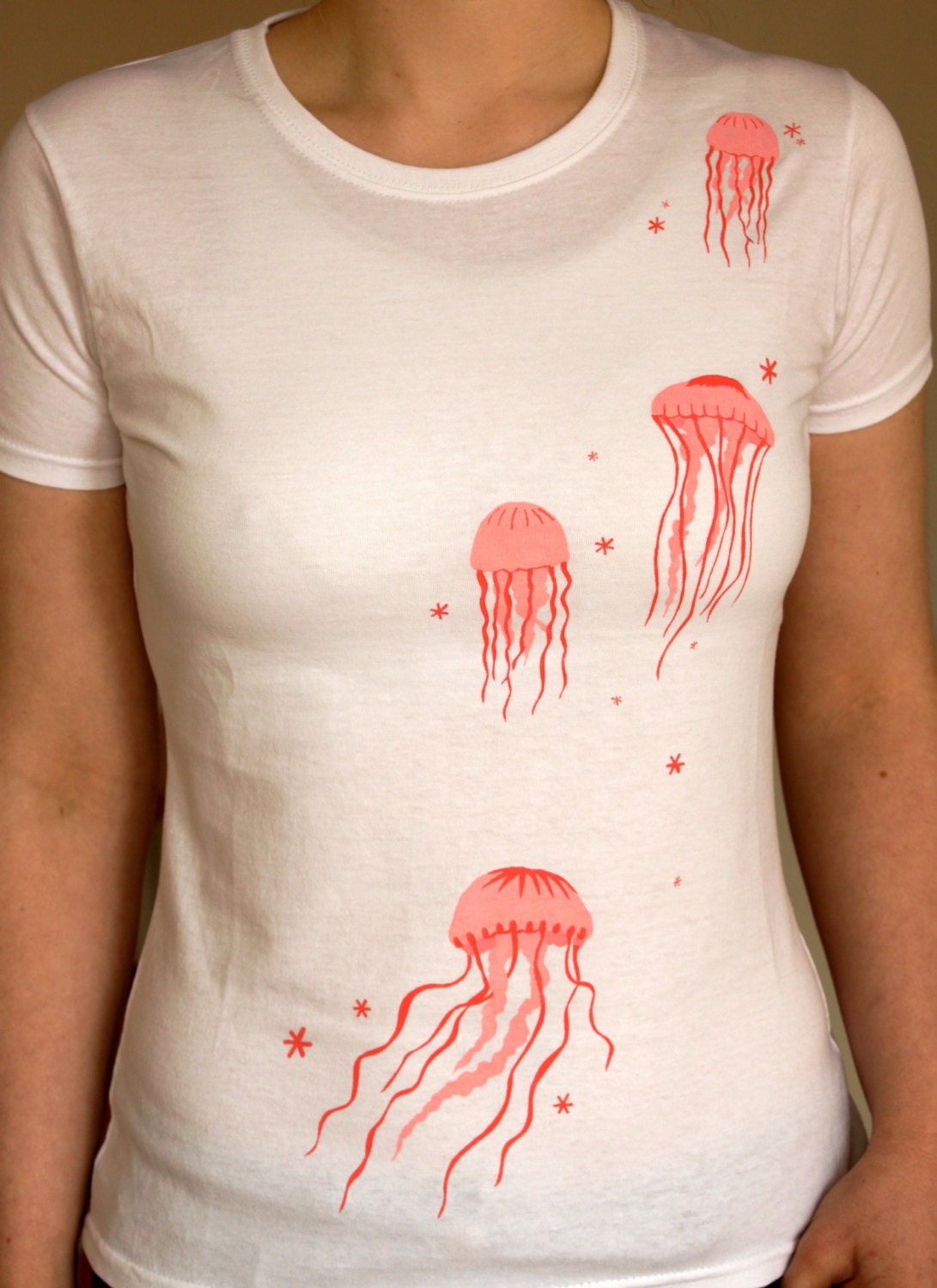 Jellyfish T Shirt - Womens T Shirt - Ocean and Sea Animal Clothing
