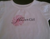 Flower Girl : T-Shirt (Sizes 12M-5/6)