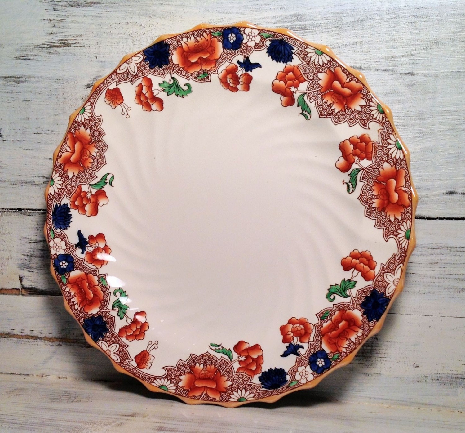 Copeland Spode Imari Dinner Plate by Antiquepopart on Etsy