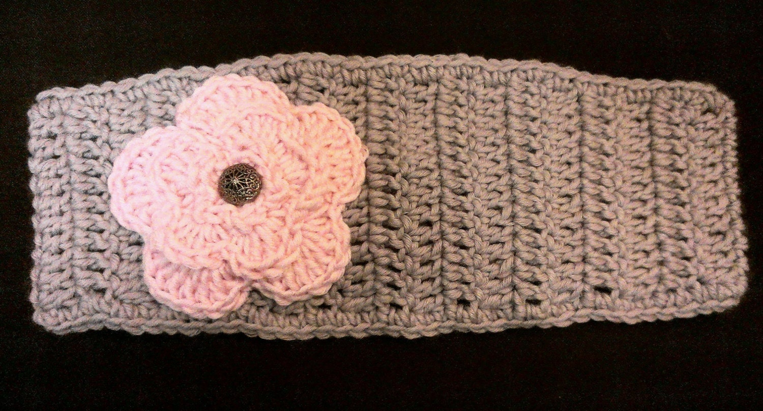 crocheted ear warmer/ headbands