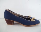 1970s Dexter Canvas Shoes Sz 7.5 M