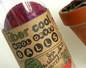Mother's Day gift über cool wool dryer balls, reusable sustainable eco friendly housewares, spring cleaning, laundry, pink red